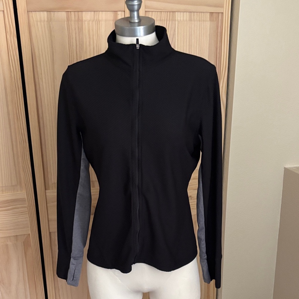 Calvin Klein Black Performance Top with Mesh Accents